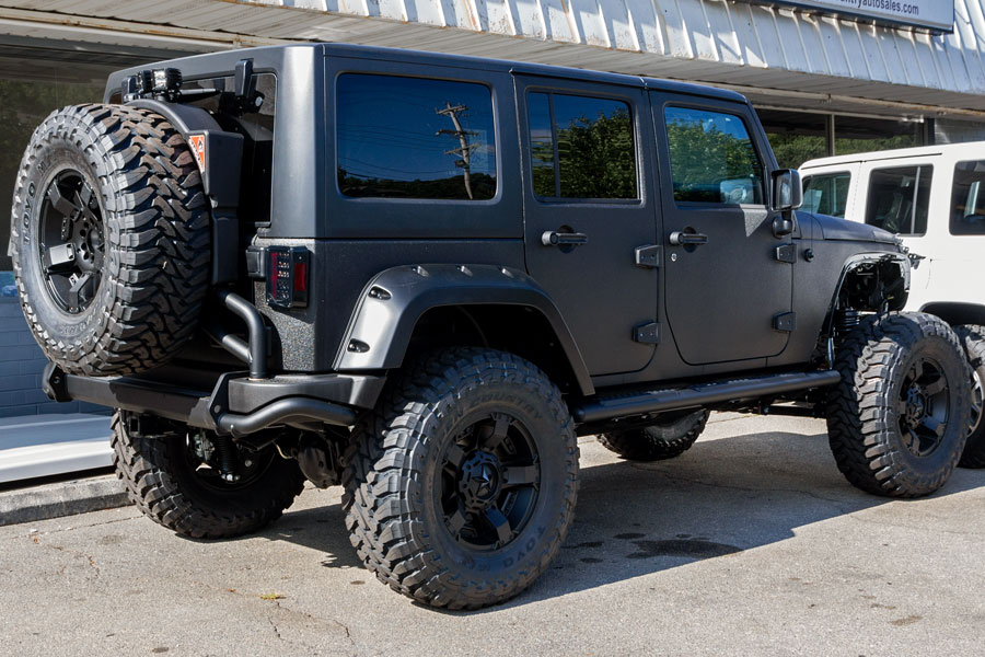 Fully Line-X'd Custom Jeep Wrangler Unlimited Rubicon in Black for Sale ...