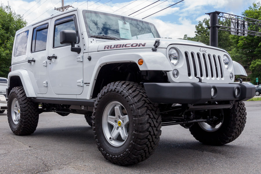 2014 White Jeep Rubicon Unlimited For Sale