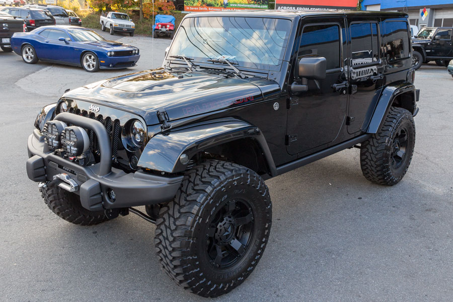 2015 Stock Jeep Wrangler Rubicon Unlimited Black